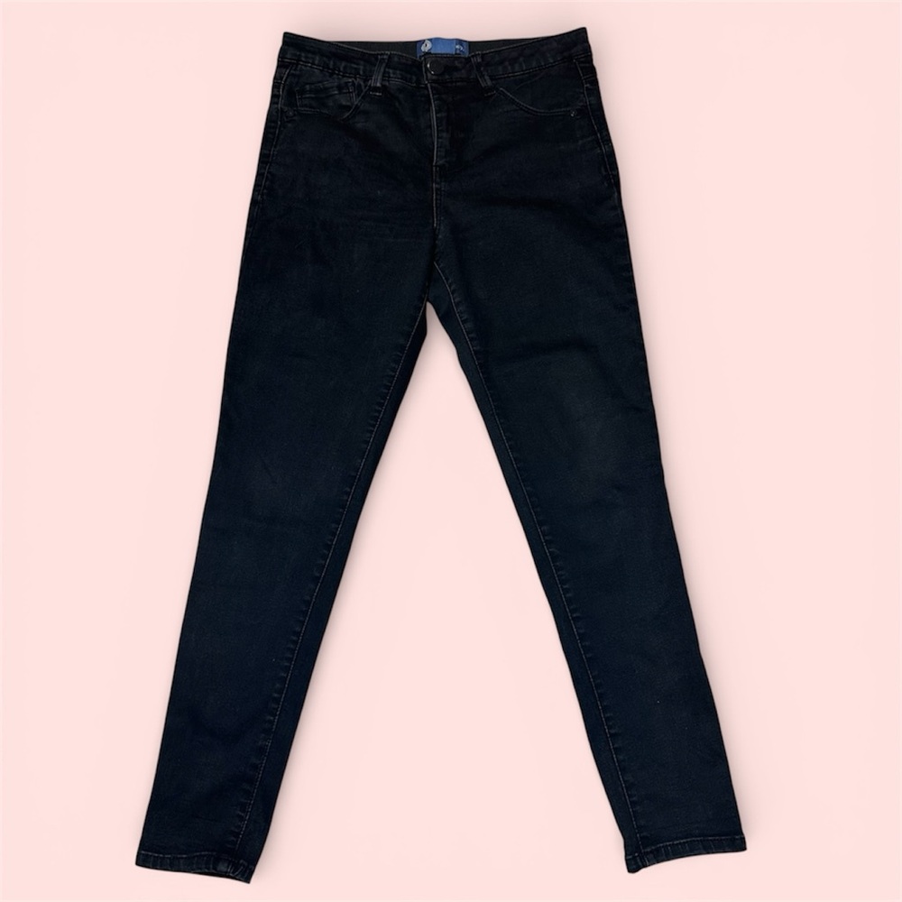 Democracy Ab Solution Jeans Size 6 Dark Wash black slimming Stretch Women’s